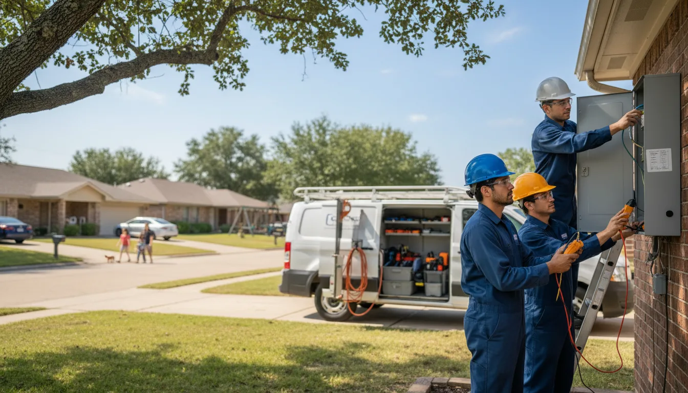 Certified electrician providing emergency electrical services in Fall River, WI